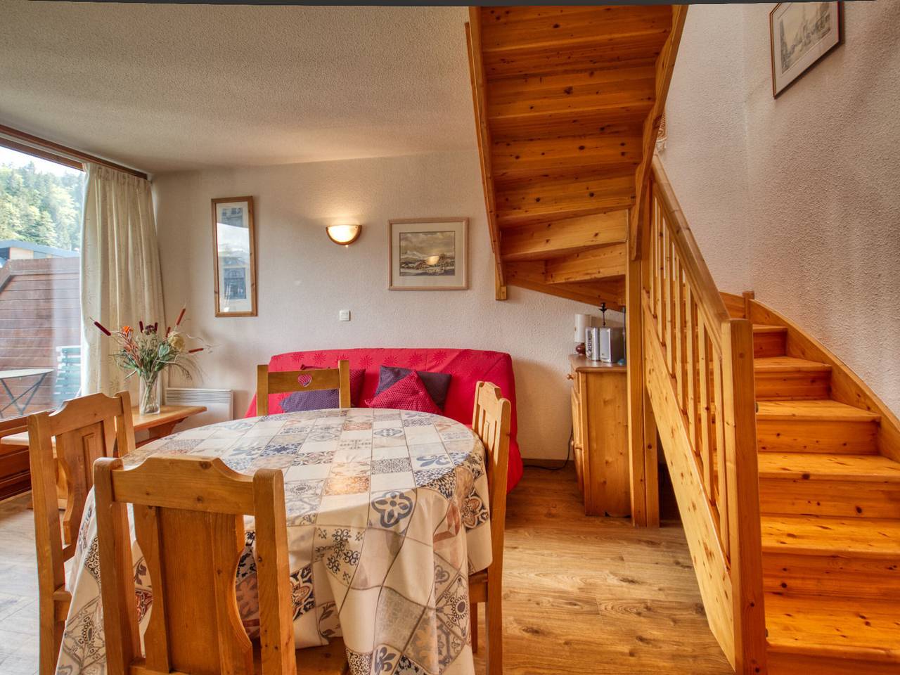 Apartamento entero, Duplex a pie de pistas con balcón, ascensor y parking - Ideal para 6 personas in Station de Morillon, Grand Massif