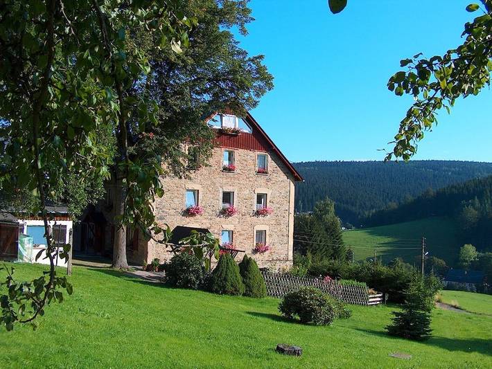 Ferienhaus für 4 Personen, mit Terrasse und Garten in Breitenbrunn / Erzgebirge