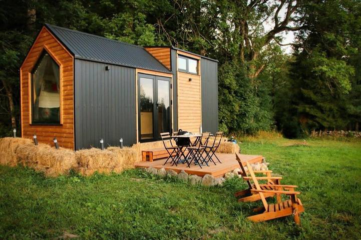 Maison de vacances pour 4 personnes, avec vue sur le lac ainsi que terrasse et jardin