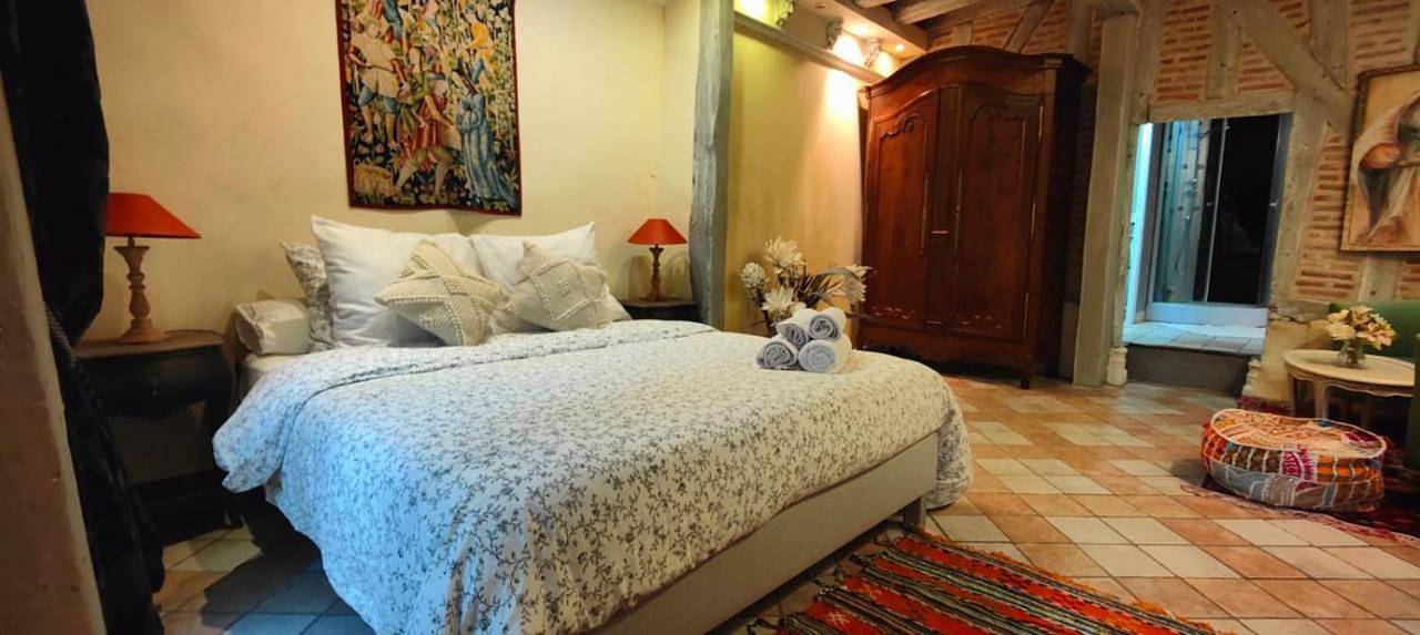 Double Room with Terrace in Amboise, Tours region