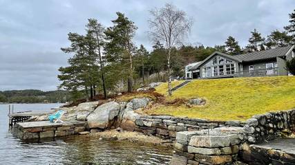 Ferienhaus für 8 Personen, mit Whirlpool und Terrasse in Sveio