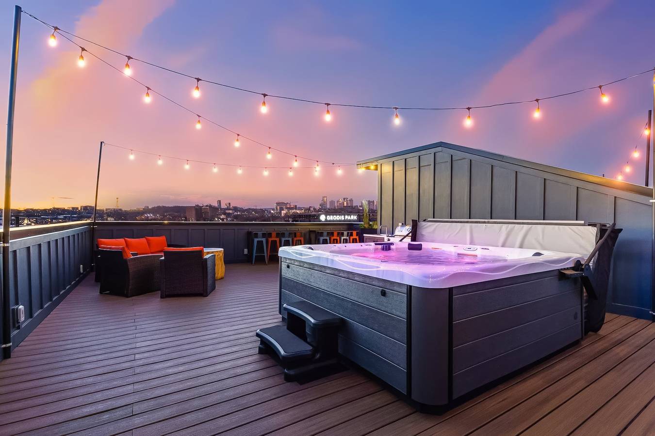 Two Homes  Hot Tub   Rooftop Deck in Nashville     in Nashville, Tennessee