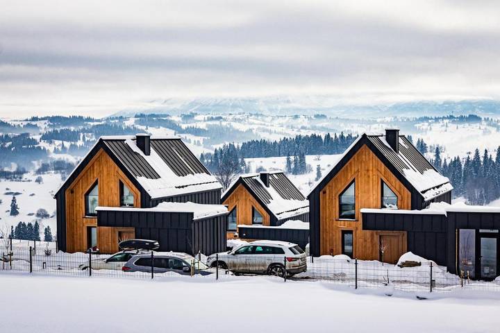 Apartament wakacyjny dla 7 osób, z ogród i widok oraz sauna w Bańska Wyżna