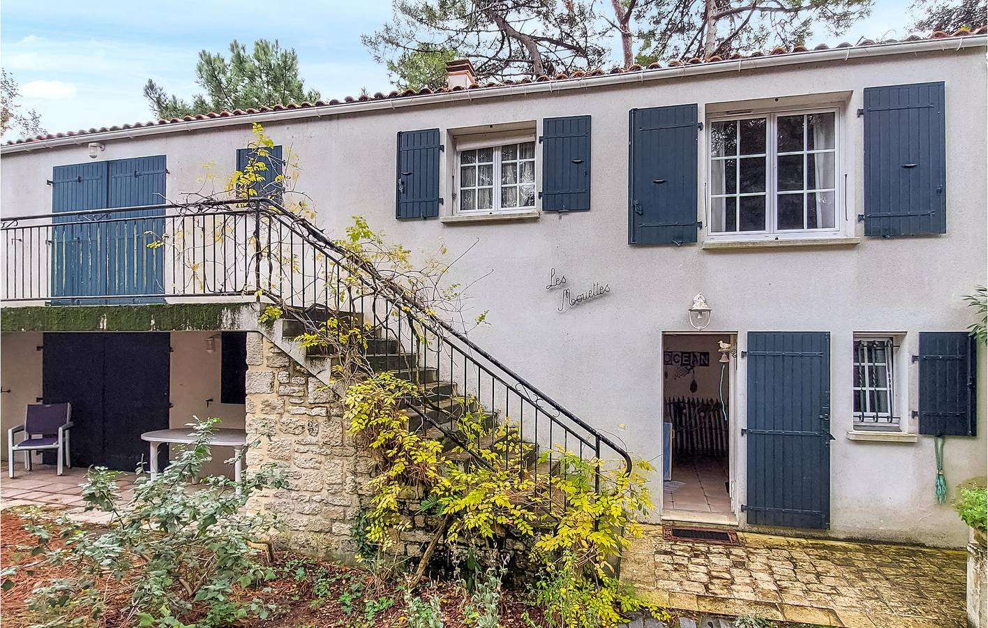 Acogedor apartamento con jardín, chimenea y aparcamiento in Saint-Georges-d'Oléron, Côte de Beauté