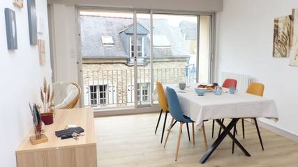Gîte pour 4 personnes, avec balcon à Auray