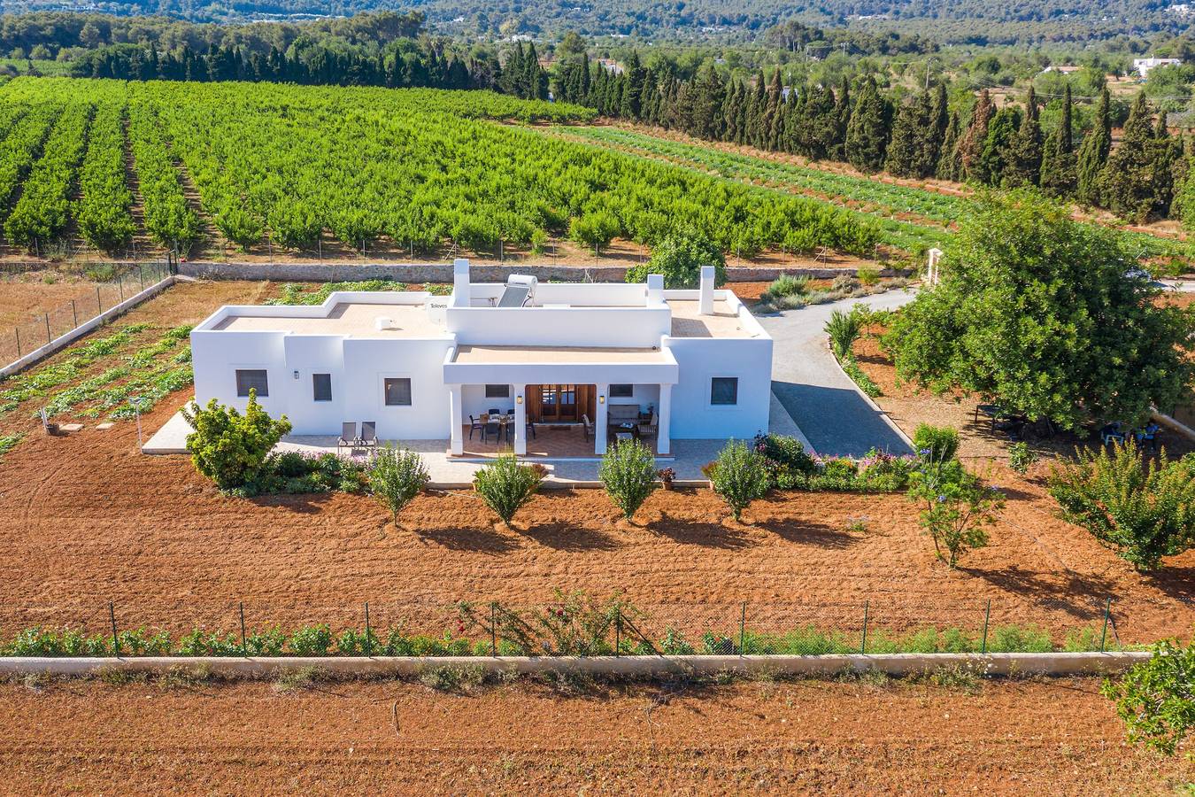 Casa di campagna ibizenca con portico, orto, terrazza solarium e wi-fi in Sant Carles de Peralta, Santa Eularia des Riu
