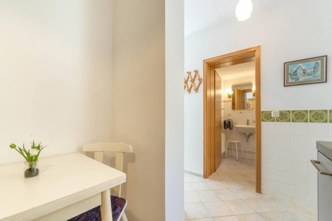 Ganzes Studio, Apartment 'Behling 1 mit Terrasse' mit gemeinsamer Terrasse, Gemeinschaftsgarten und Wlan in Liepe, Britzer Platte