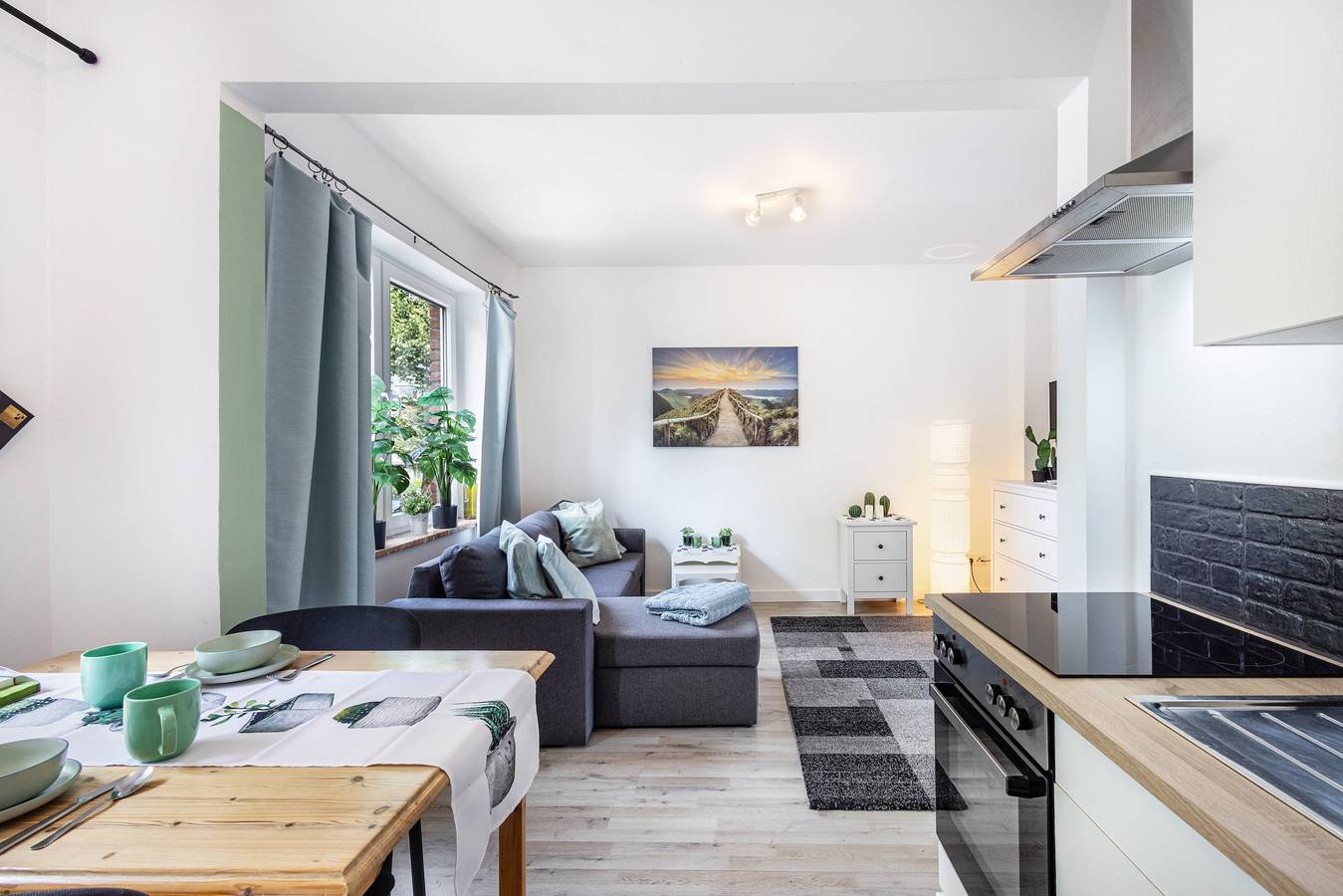 Ganze Wohnung, Apartment 'Bella Verde' mit Balkon und Wlan in Lübeck (Stadt), Lübeck