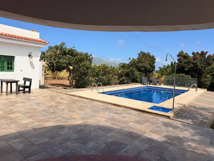 Casa rural para 10 personas, con jardín además de piscina y vistas en Gáldar - 3
