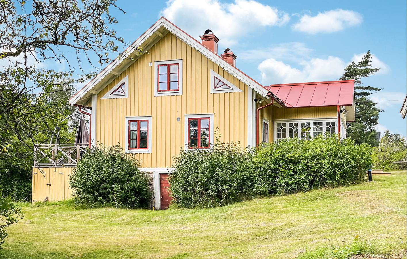 Ferienhaus für 7 Personen mit Terrasse in Kronoberg