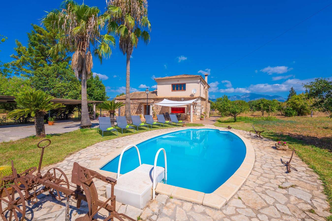 Son Figuerola - Wunderschöne Villa mit privatem Pool und kostenloses Wlan in Inca in Inca, Mallorca Inselmitte
