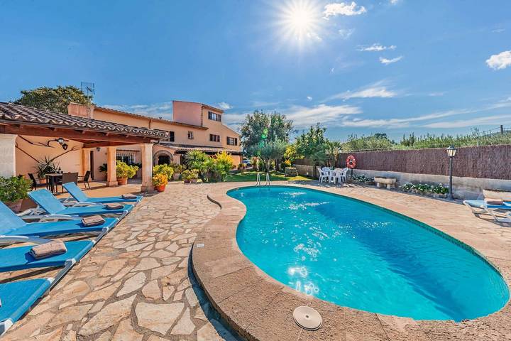 Villa für 8 Personen mit Garten in Pollença Stadt, Pollença
