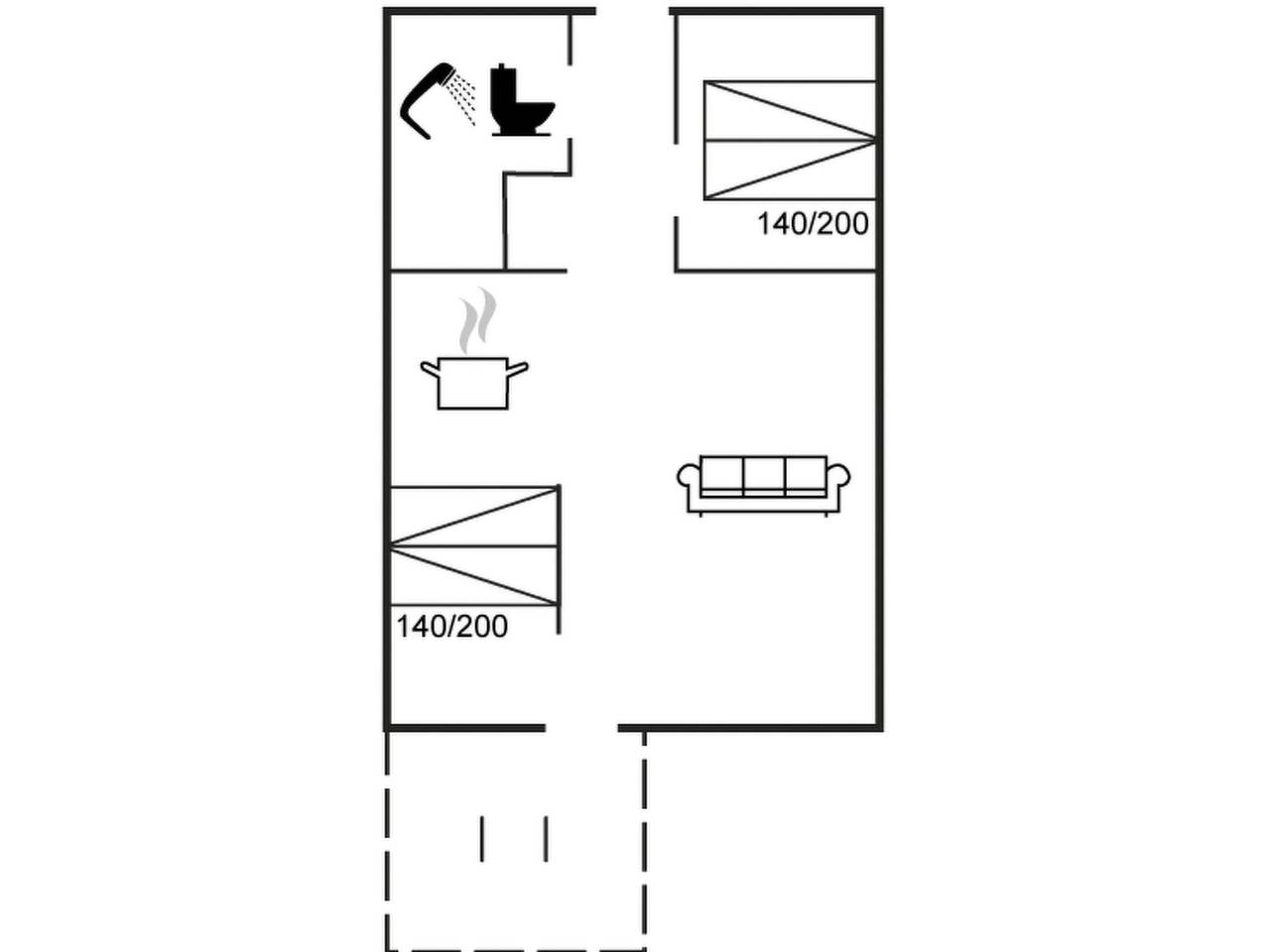Ganze Wohnung, "Alimpij" - 150m from the sea in Nr. Lyngby, Hjørring und Umgebung