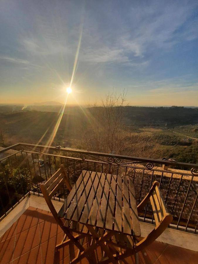 Ferienwohnung für 4 Personen, mit Balkon und Terrasse sowie Ausblick