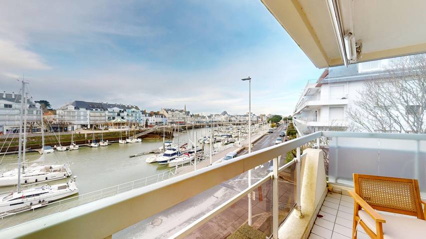 Gîte pour 4 personnes, avec balcon dans Plage Benoît
