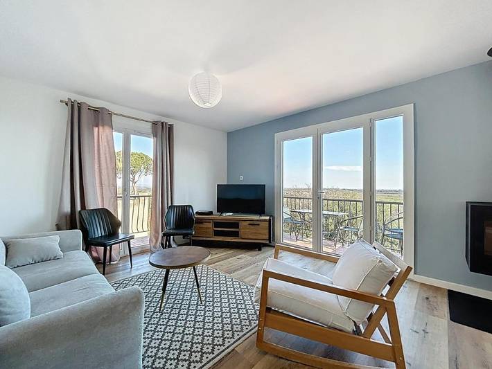 Maison de vacances pour 8 personnes, avec jardin et vue ainsi que terrasse et piscine