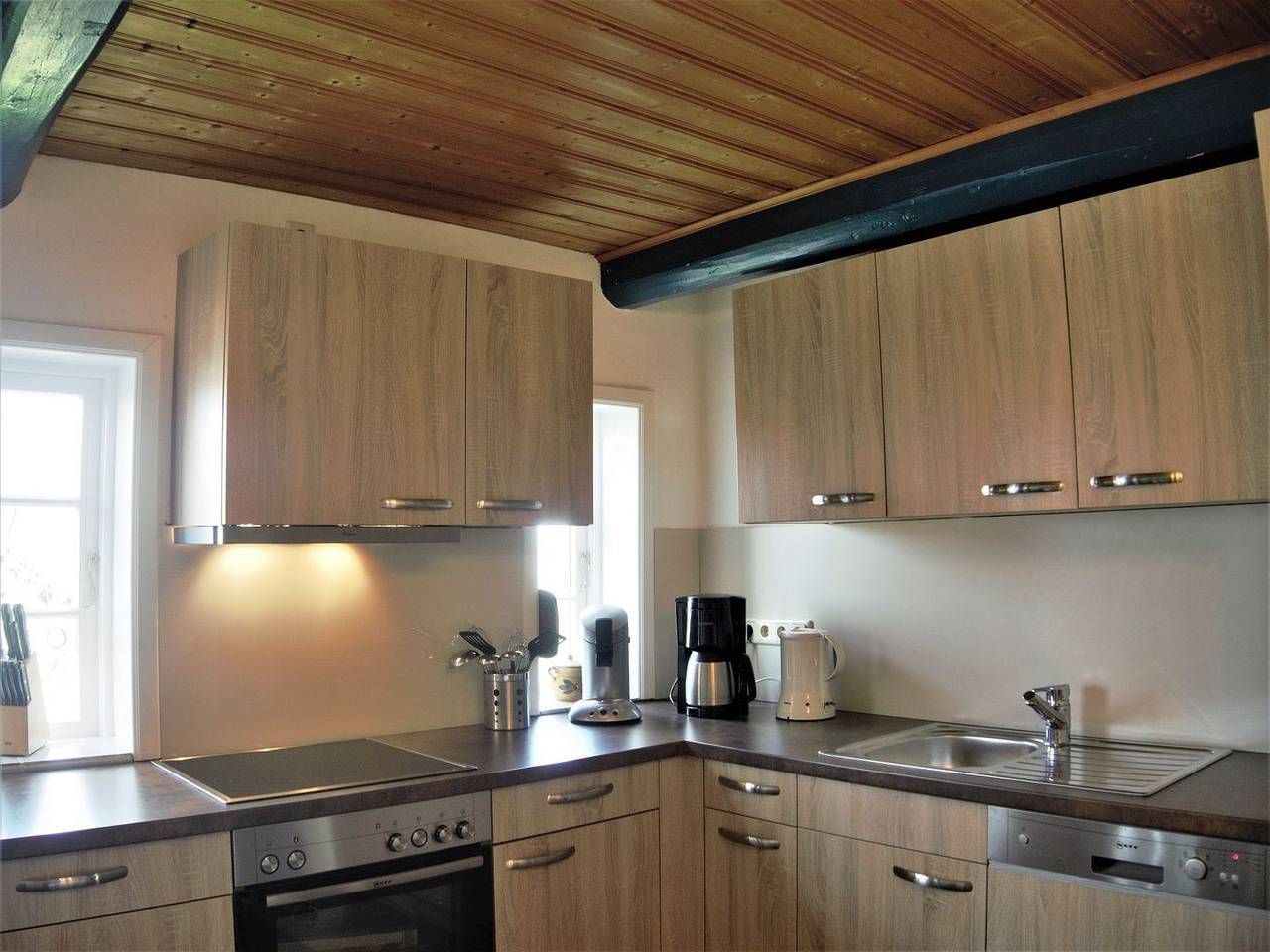 Ferienhaus auf der kleinen Gaarde - Sauna, Waschmaschine, Garten, Kaminofen in Ockholm, Nordfriesland