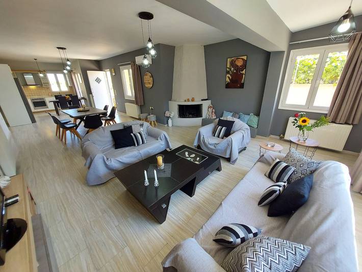 Ferienhaus für 9 Personen, mit Garten und Terrasse, mit Haustier in Rethymnon