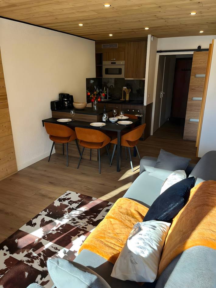 Studio entier, Studio « Charmant au pied du Jandri » avec vue montagne et balcon in Mont-de-Lans, Les Deux Alpes