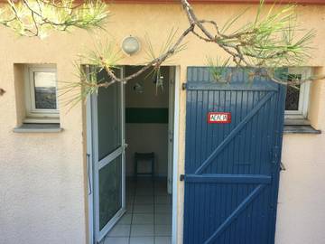 Gîte pour 4 personnes, avec piscine et jardin ainsi que vue et bassin pour enfant à Cerbère
