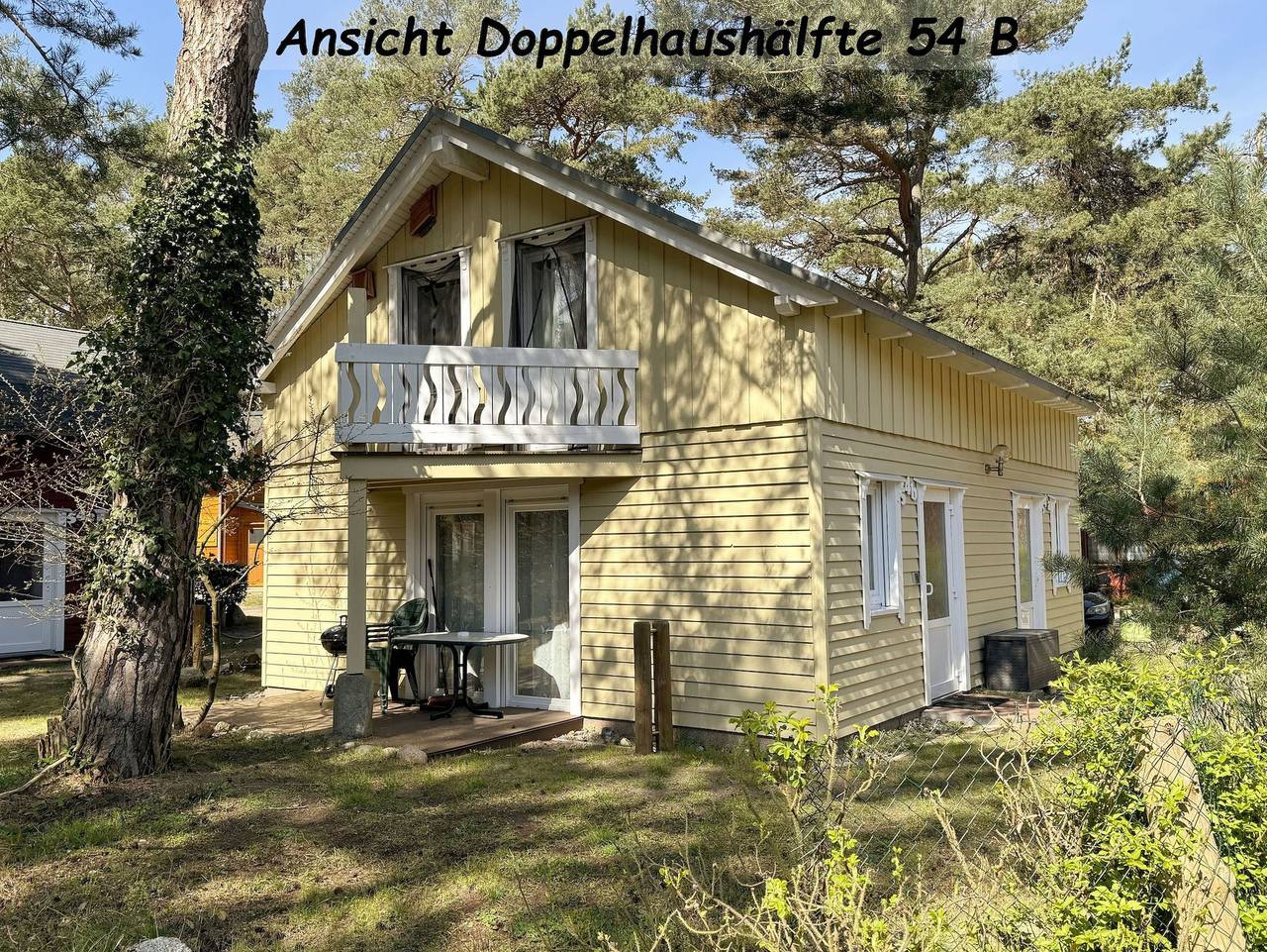 W: Strandhäuser im Dünenweg 54 a - h mit Terrasse/Balkon in Baabe, Rügen