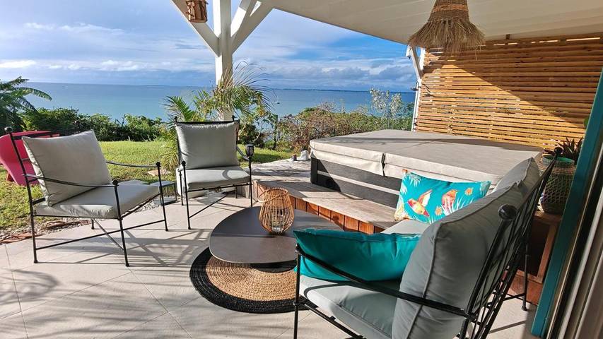 Appartement de vacances pour 4 personnes, avec jardin et vue, animaux acceptés