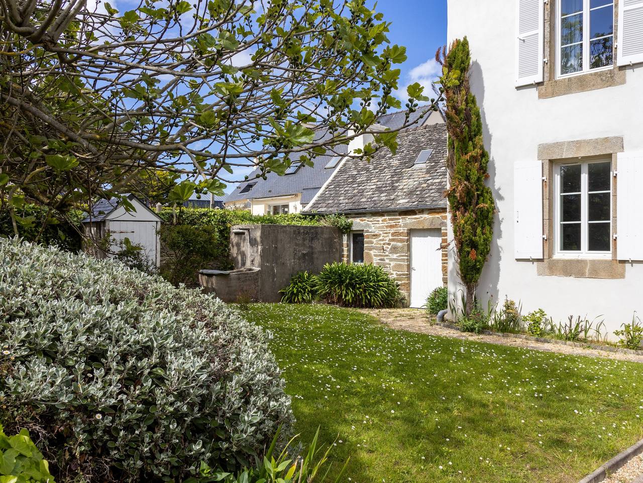 Ferienhaus 'Au Cœur De Locquirec' mit privater Terrasse, privatem Garten und Wi-Fi in Locquirec, Ceinture Dorée