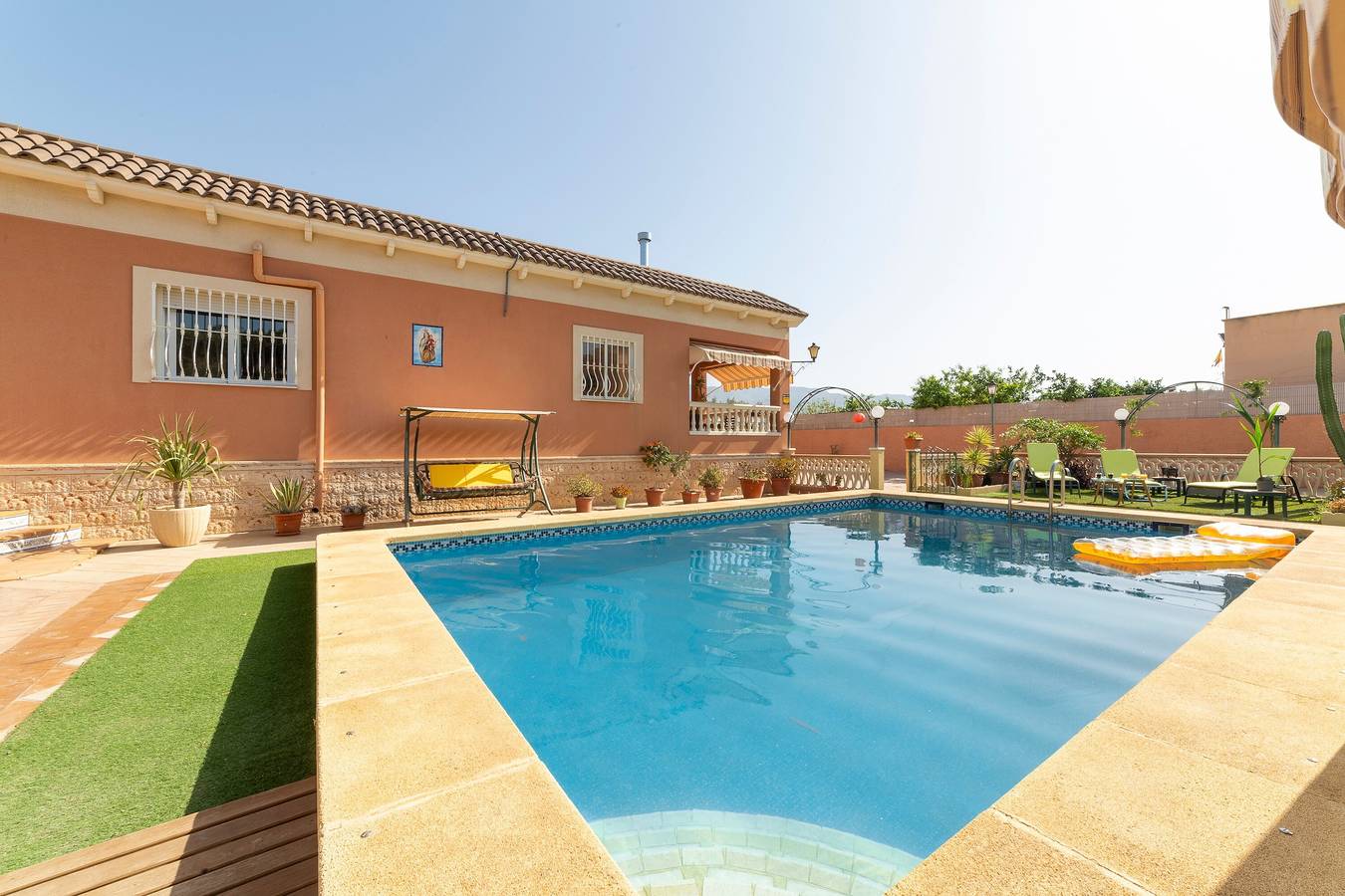 Villa Mansa: Vistas a la montaña, piscina privada y Wi-Fi en Pechina in Pechina, Costa de Almería