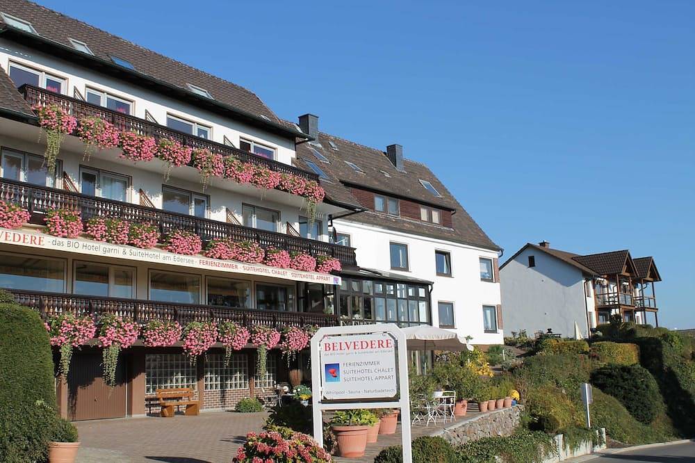Ganze Wohnung, Doppelzimmer Buschwindröschen (Ferienhotel) - Belvedere-Bio-Hotel garni & Suite in Waldeck, Waldecker Land