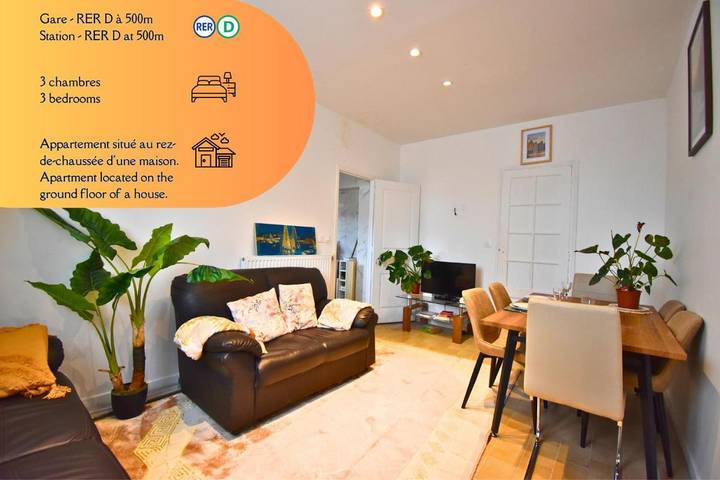 Appartement de vacances pour 6 personnes, avec terrasse