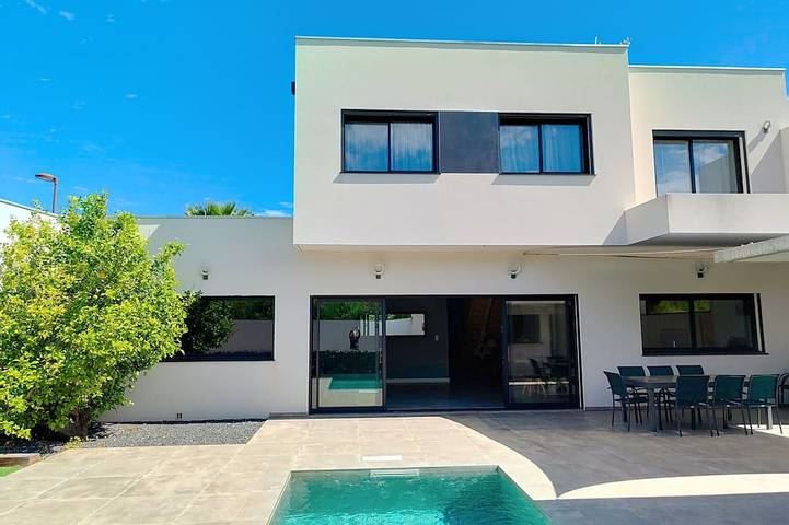 Maison de vacances pour 8 personnes, avec terrasse à Villelongue-dels-Monts