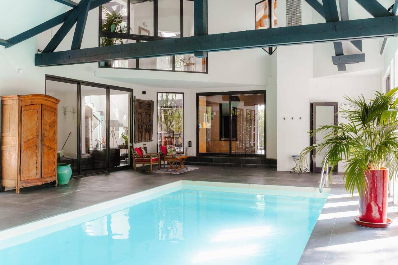 Villa d'architecte avec Piscine proche Paris in Rochefort-en-Yvelines, Parc naturel régional de la Haute Vallée de Chevreuse