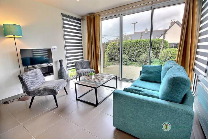 Gîte pour 4 personnes, avec jardin et piscine ainsi que sauna et terrasse dans Les Hospitaux (Erquy) - 4