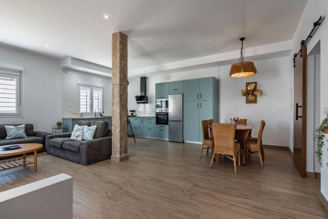 Villa Isla del Moral com terraço privado, Wi-Fi e ar condicionado em Isla del Moral in Punta del Moral, Ayamonte