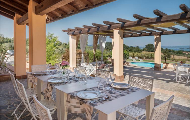 Capodimonte Apartment mit Pool und Parkplatz in Capodimonte, Bolsenasee