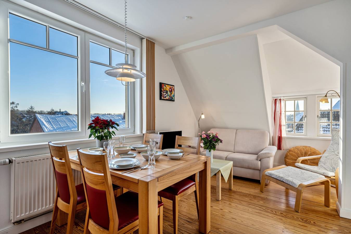 Ganze Wohnung, Ferienwohnung 'Haus Übersee Wohnung Tonga' mit Gemeinschaftsgarten und Wlan in Travemünde, Lübeck