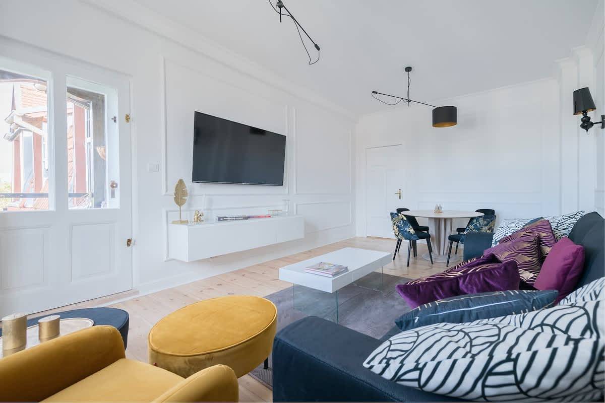 Hel leilighet, 3 Maja 71/7 | Stylish Apartment | Wi-Fi in Sopot, Trippelbyen