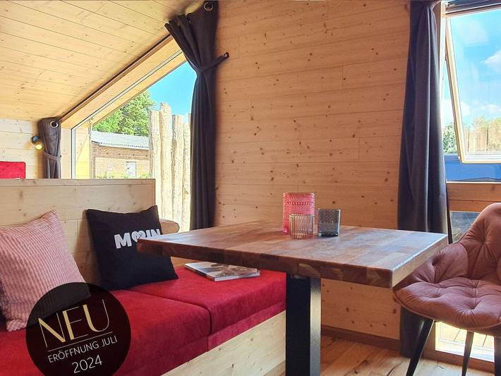 Hütte für 3 Personen, mit Terrasse und Garten in Mecklenburg-Vorpommern - 4