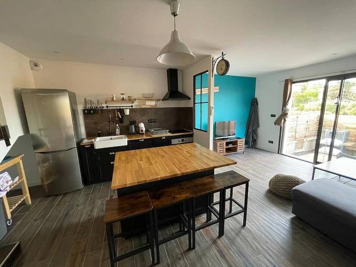Maison de vacances pour 4 personnes, avec terrasse et vue