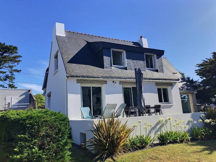 Location de vacances pour 8 personnes, avec vue et jardin dans Plage Kercambre - 4