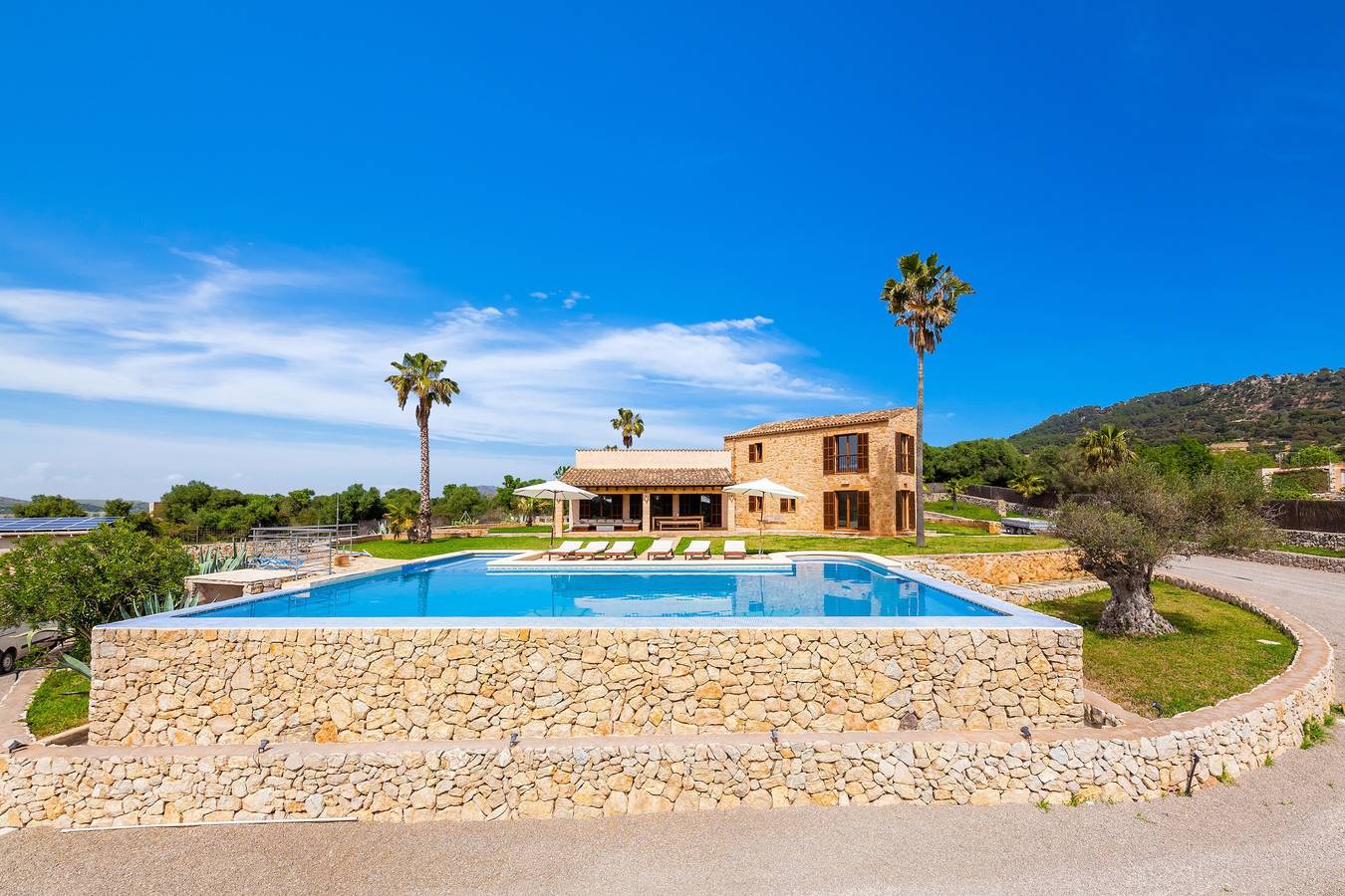 Finca Mirador Capdepera mit Überlaufpool in Capdepera, Mallorca Osten