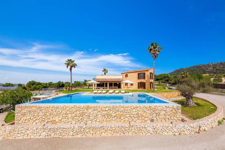 Finca Mirador Capdepera mit Überlaufpool in Capdepera, Mallorca Osten
