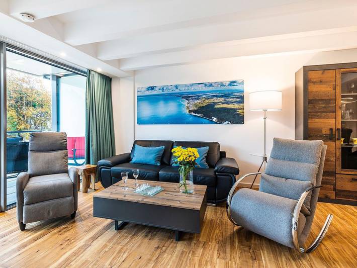 Geheel appartement, Vakantieappartement voor 6 personen met balkon in Strand Prora, Binz