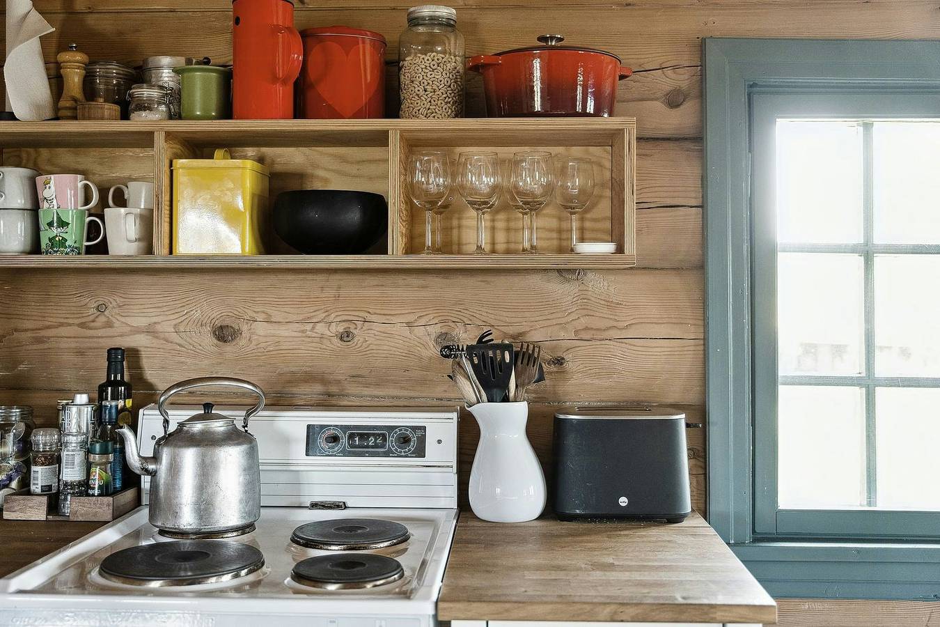 Traditionelle Lattenhütte im Vierli in Vinje