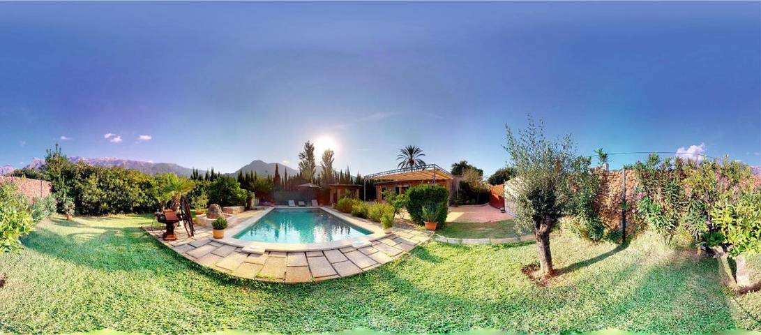 Finca mit hund für 5 Personen, mit Terrasse und Garten sowie Pool und Ausblick in Sóller - 3