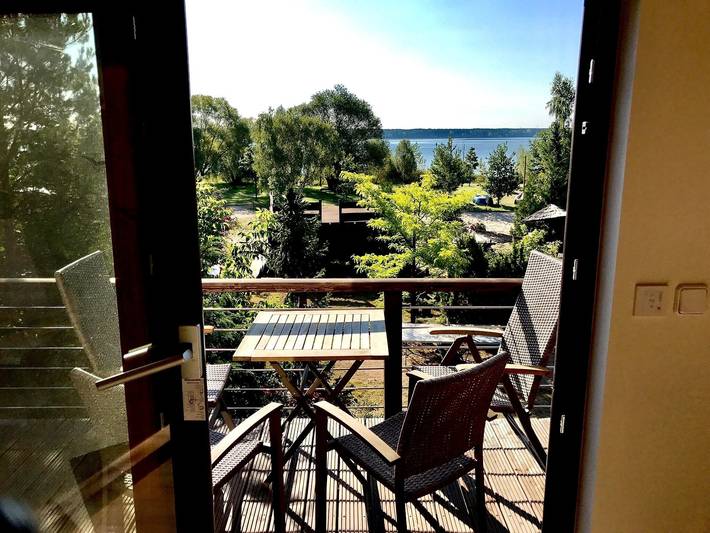 Ferienhaus für 6 Personen, mit Terrasse und Ausblick sowie Garten, mit Haustier in Neuhausen/Spree