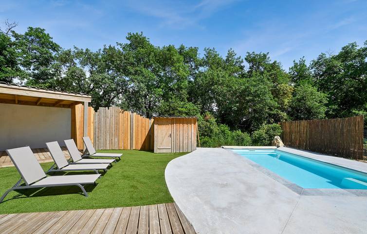 Modernes Apartment mit Pool, WiFi und Parkplatz in Orsan in Orsan, Nimes und Umgebung