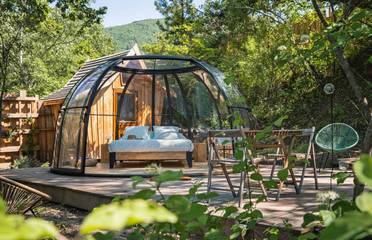 Chambre d’hôte pour 2 personnes, avec piscine ainsi que jardin et jacuzzi dans la Drôme