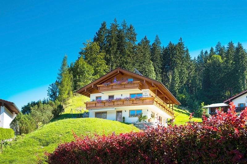Ganze Ferienwohnung, Haus am Bergbach - Ferienwohnung 2 bis 4 Personen, 63 qm, 2 Schlafzimmer, Balkon, Nichtraucher in Göllstock, Schönau am Königssee