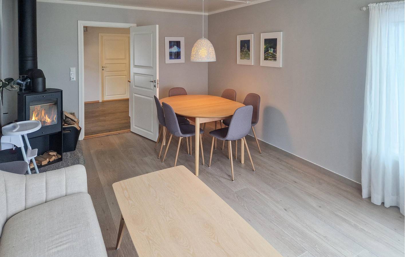 Ferienhaus für 6 Personen mit Garten in Sandhornøya